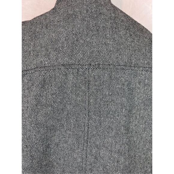 Men’s Wool Blend Outer Coat Zoo York Herringbone Pattern Size Large - Picture 3 of 11